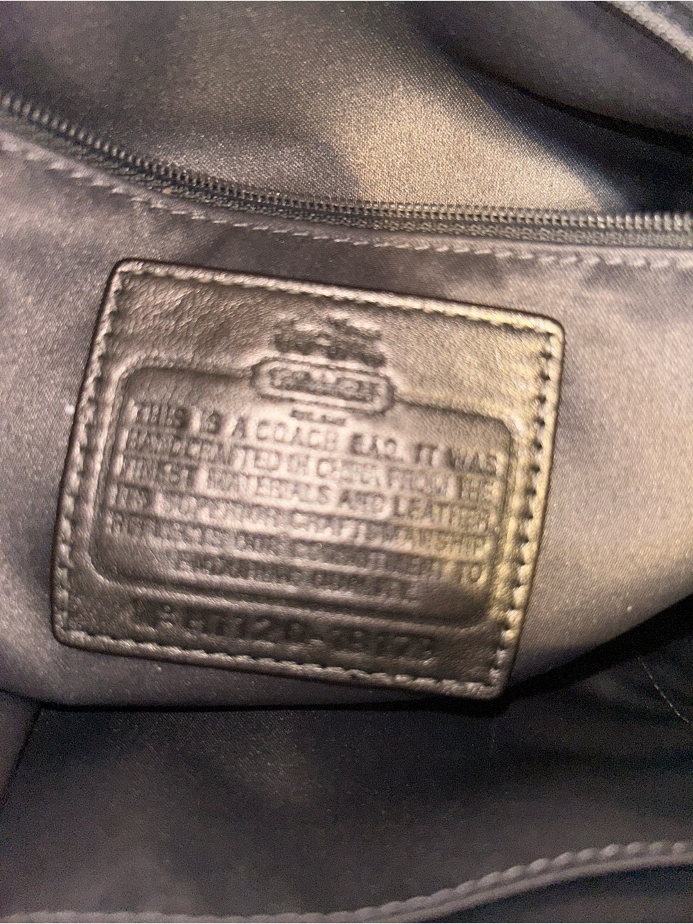 Coach Madison Op Art Sequined Bag Sophia Satchel Satin And Leather Purse - Picture 9 of 9